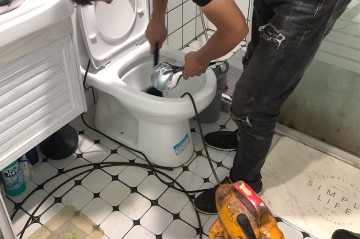 松北疏通下水道