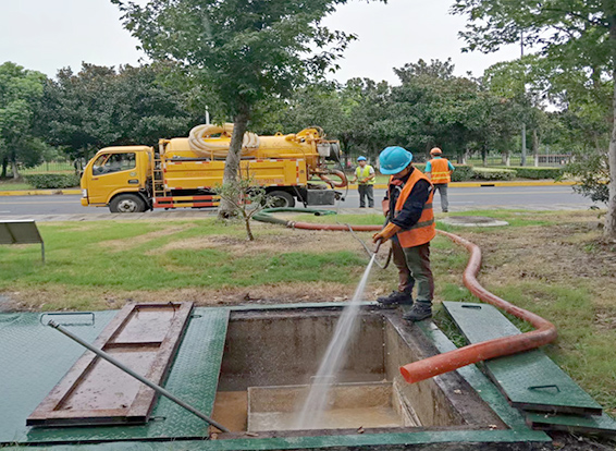 松北化油池清理